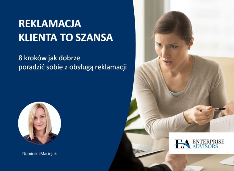 Reklamacja klienta obsługa klienta Enterprise Advisors
